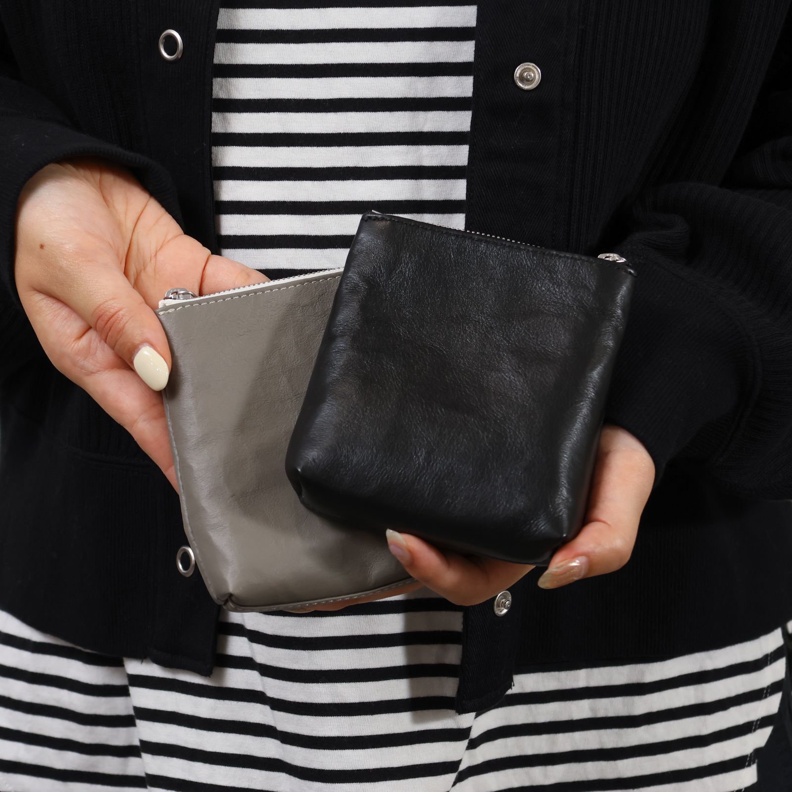 REEL リール Zip pouch D size:S（ジップポーチD） 革 レザー 新品 