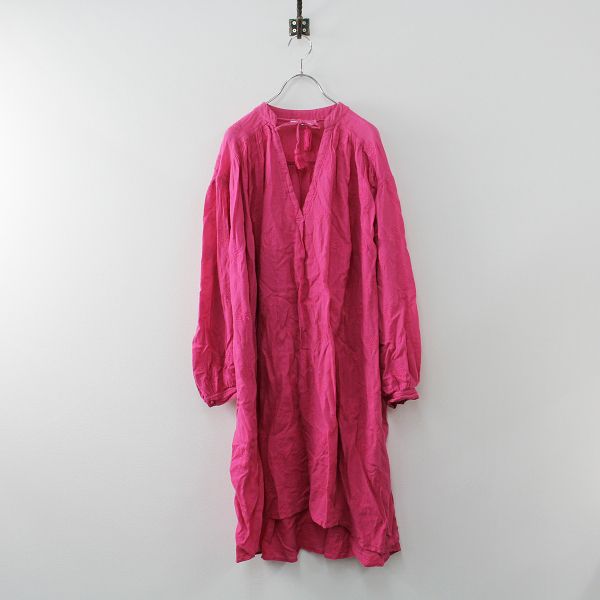 HOUSE OF LOTUS ピンク シャツワンピース