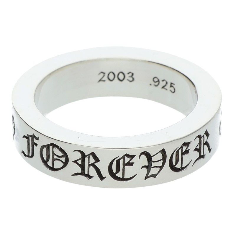 クロムハーツ 6mm SPACER FOREVER 6mmスペーサーフォーエバー シルバーリング メンズ 23号