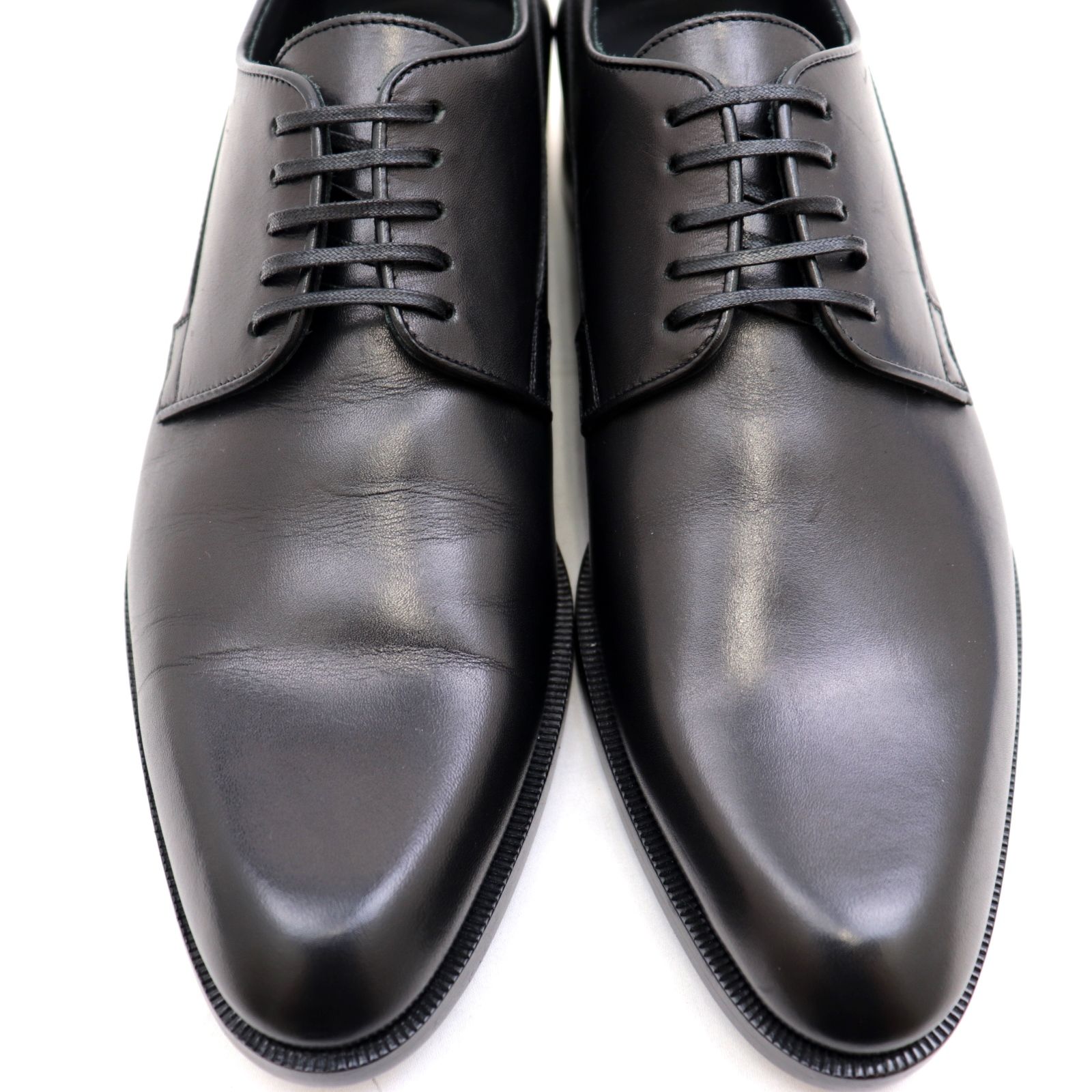 新品 DIOR ディオールオム 12HBM 外羽根 プレーントゥ レザーシューズ Dior HOMME 未使用 ディオール オム プレーントゥ レザー