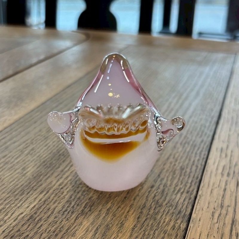 【送料込み】マルティグラス　MultiGlass　ガラス細工　鳥　置物 Multi Glass マルティグラス 鳥置物 ペア 伝統工芸 ガラス置物