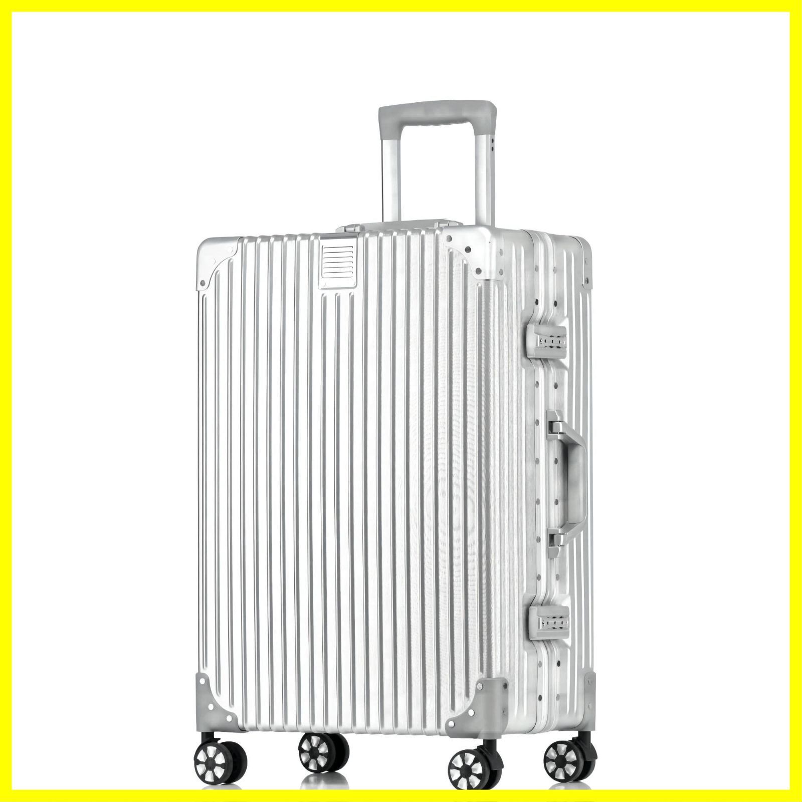 Yuweijie キャリーケース オールアルミ合金ボディ シルバー Lサイズ Amazon.co.jp: [Yuweijie] スーツケース オールアルミ合金
