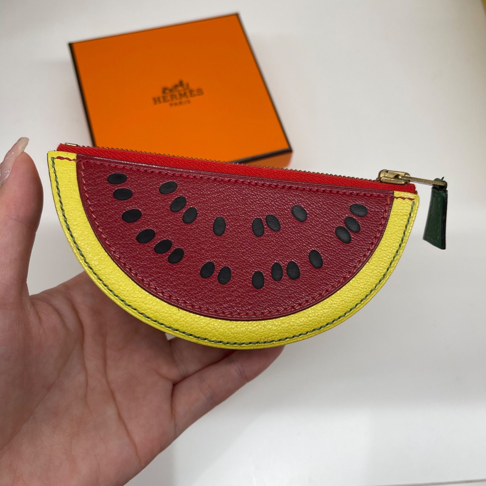 HERMES メロン コインケース 小銭入れ