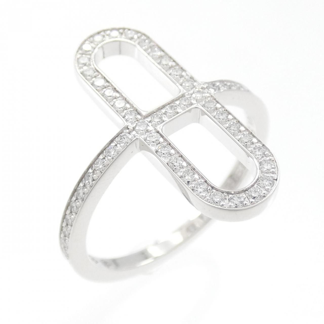 エルメス エヴァー シェーヌ ダンクル リング 0.24CT