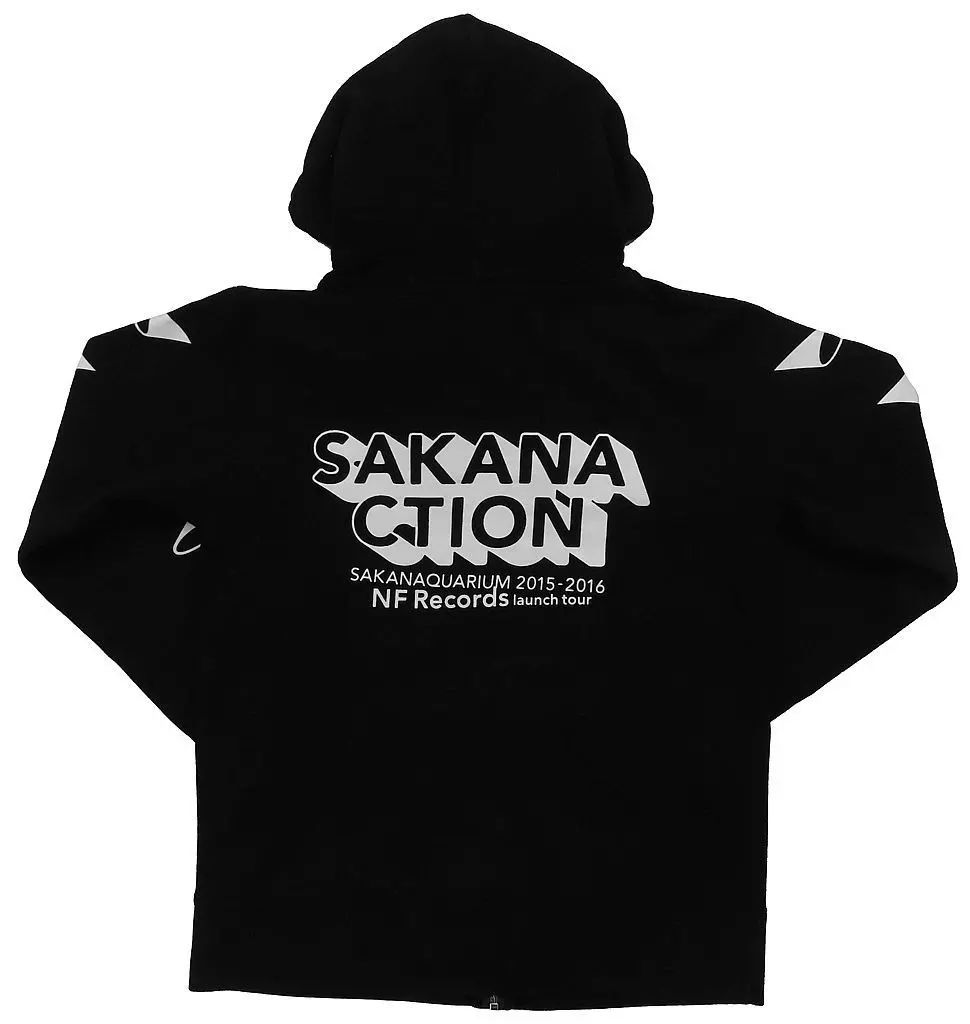 サカナクション　NF Records launch tour パーカー（黒） 中古】アウターウェア(男性アイドル) サカナクション NFSCジップアップ