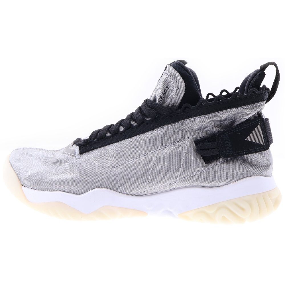 NIKE (ナイキ) JORDAN PROTO-REACT ジョーダン プロトリアクト ハイカットスニーカー シルバー/ブラック US10.5/28.5ccm BV1654-002