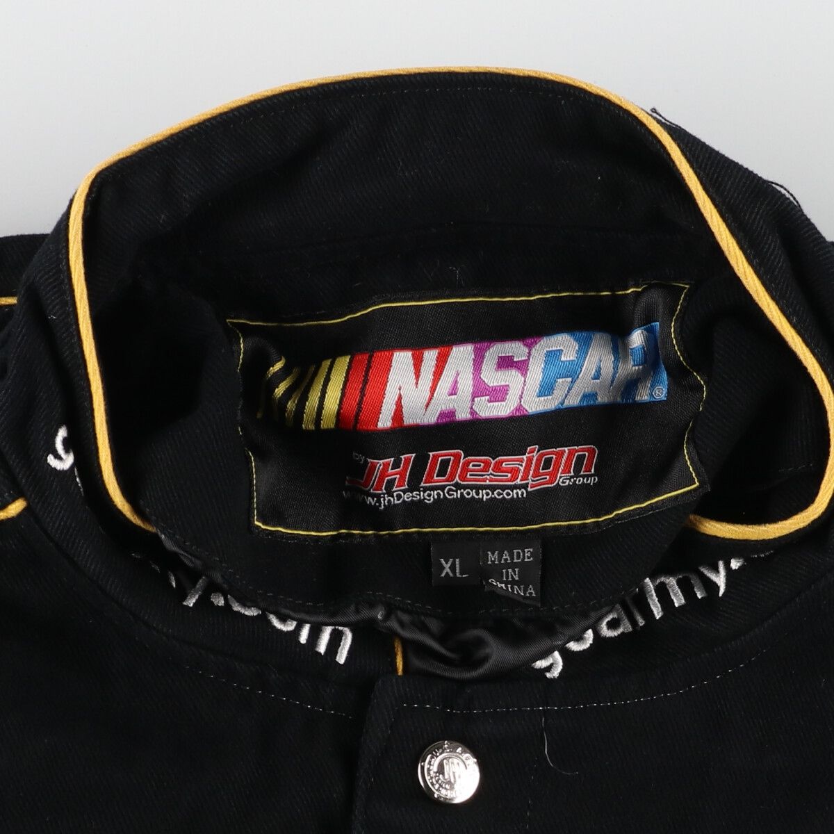 古着 JH Design NASCAR ナスカー U.S.ARMY 両面刺? レーシング 