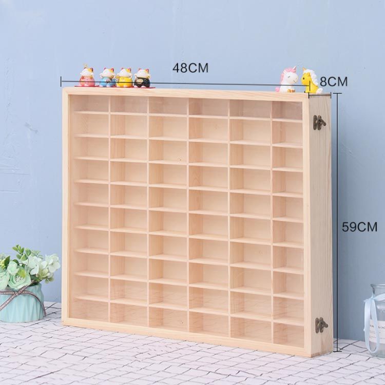 ミニカー 収納 ミニカーケース ミニカー 壁 ケース 10×6マス 60マス コレクションケース おもちゃ ショーケース 収納棚 木製 ミニカーラック ミニカーコレクション ミニカーディスプレイ ホ