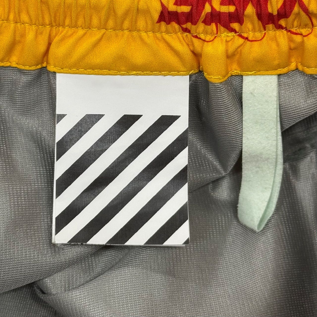 OFF-WHITE Industrial Gore-tex Track Trousers In Gold ゴアテックス 