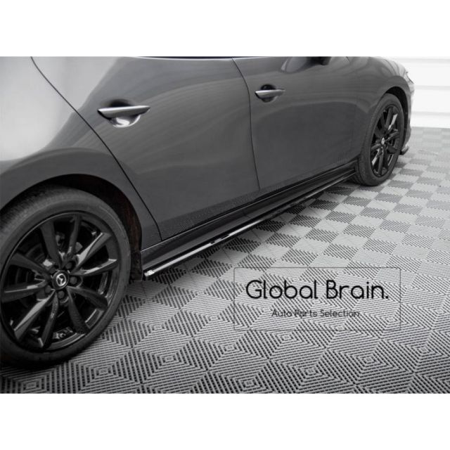 マツダ3 MAZDA3 ファストバック サイド スカート カバー スポイラー