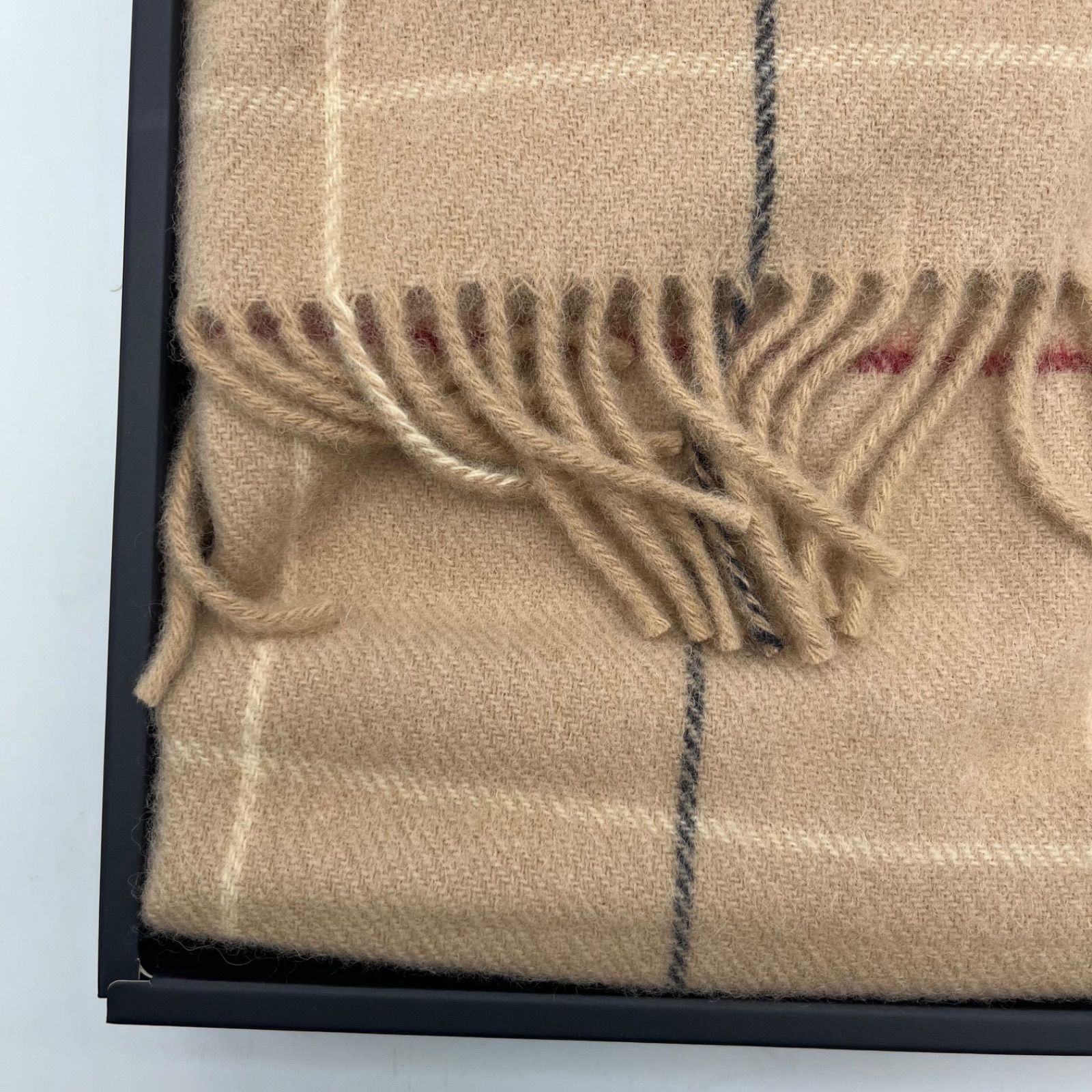 未使用品】 BURBERRY ウール膝掛け 未使用 BURBERRY バーバリー ウール