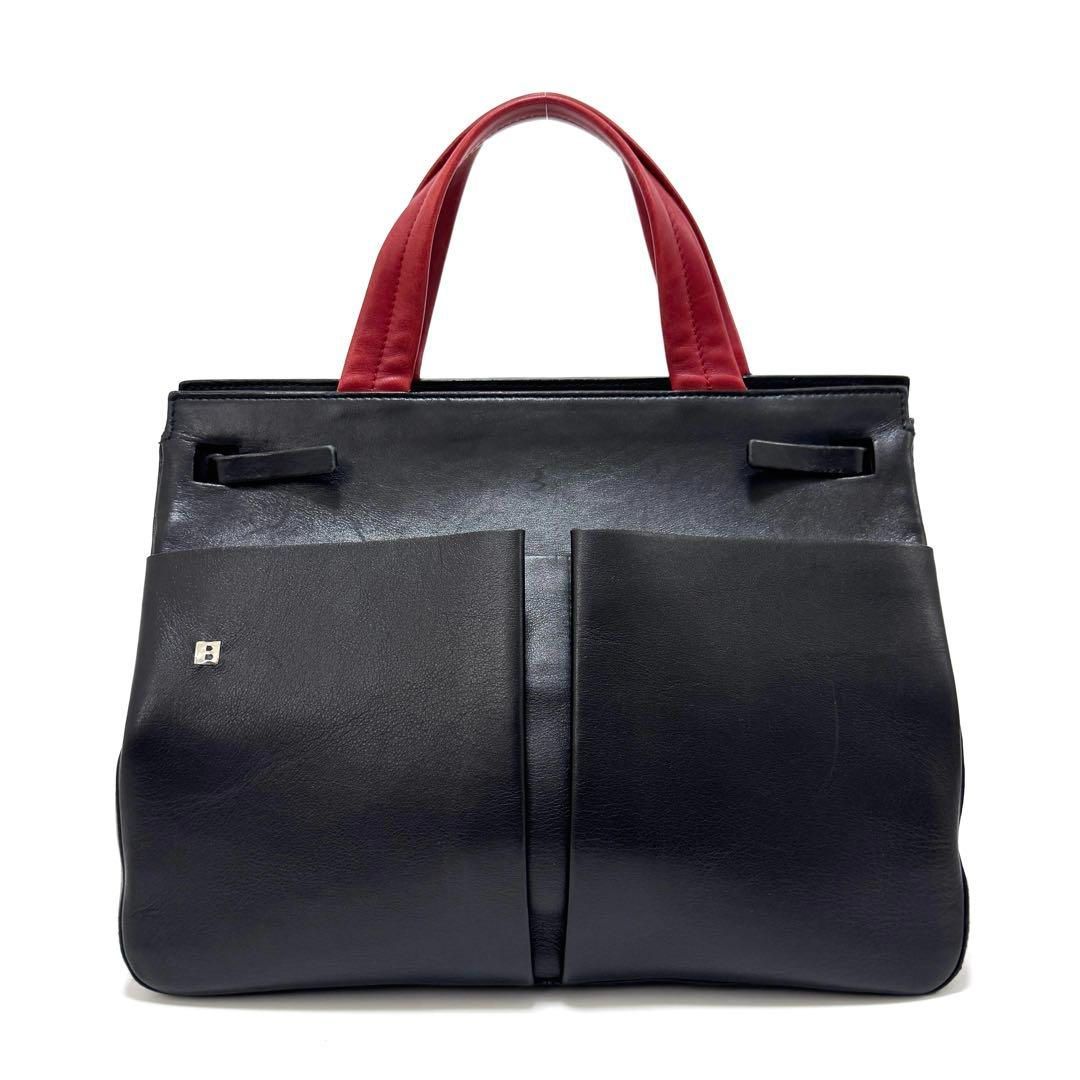 BALLY（バリー）トートバック レザーブラック/2WAY BALLYバリー トートバッグ レザー ブラック 2way