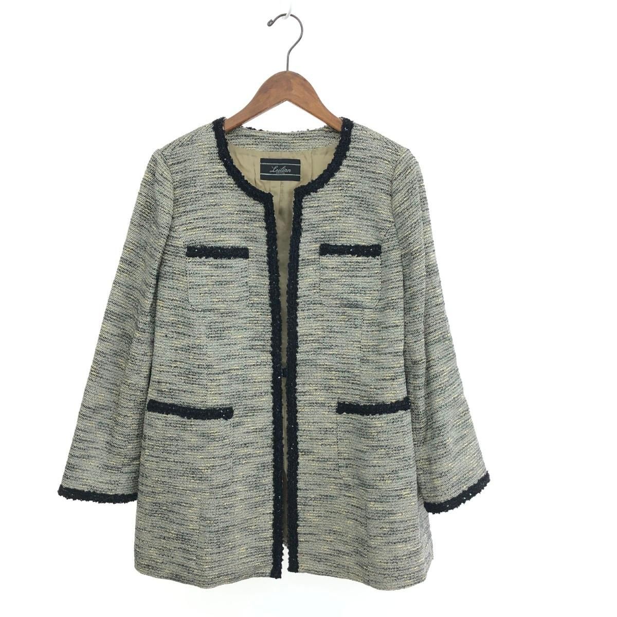 IENA MANTECO ノーカラー ショートコート ベージュ サイズ36 MANTECO