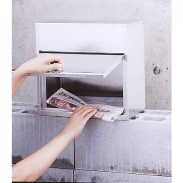  ポスト 郵便ポスト 置き配 郵便受け 新聞受け 郵便 メール便 新聞 朝刊 夕刊 グリーンライフ 大型 ステンレスポスト 前入れ後ろ出し PH-60 UD 門扉 玄関 住宅設備