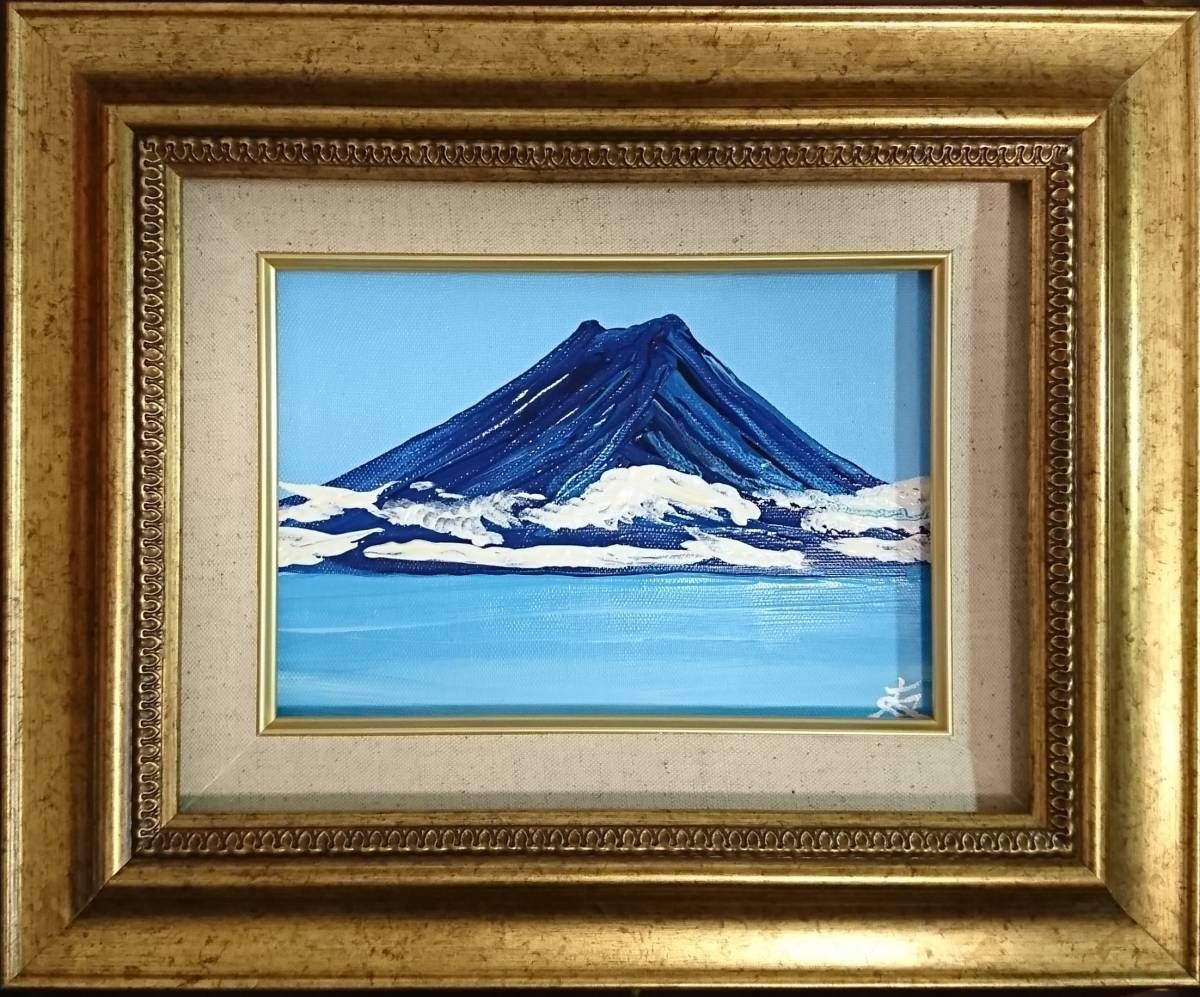 16×23㎝「優しい夕空」サムホール・油彩・原画