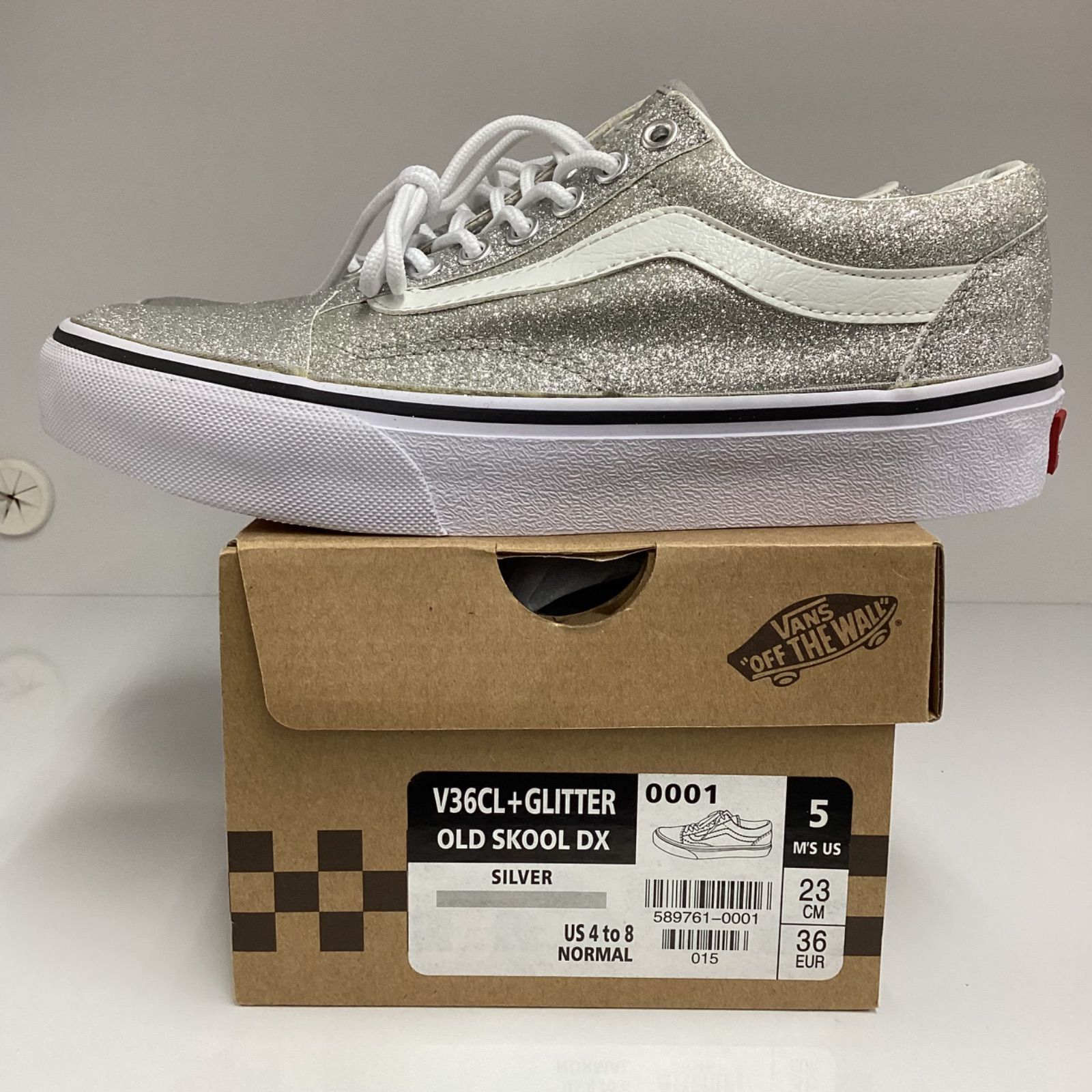 Vans Old Skool Bolt Sneakers Glitter Sidewall Black Shoes US