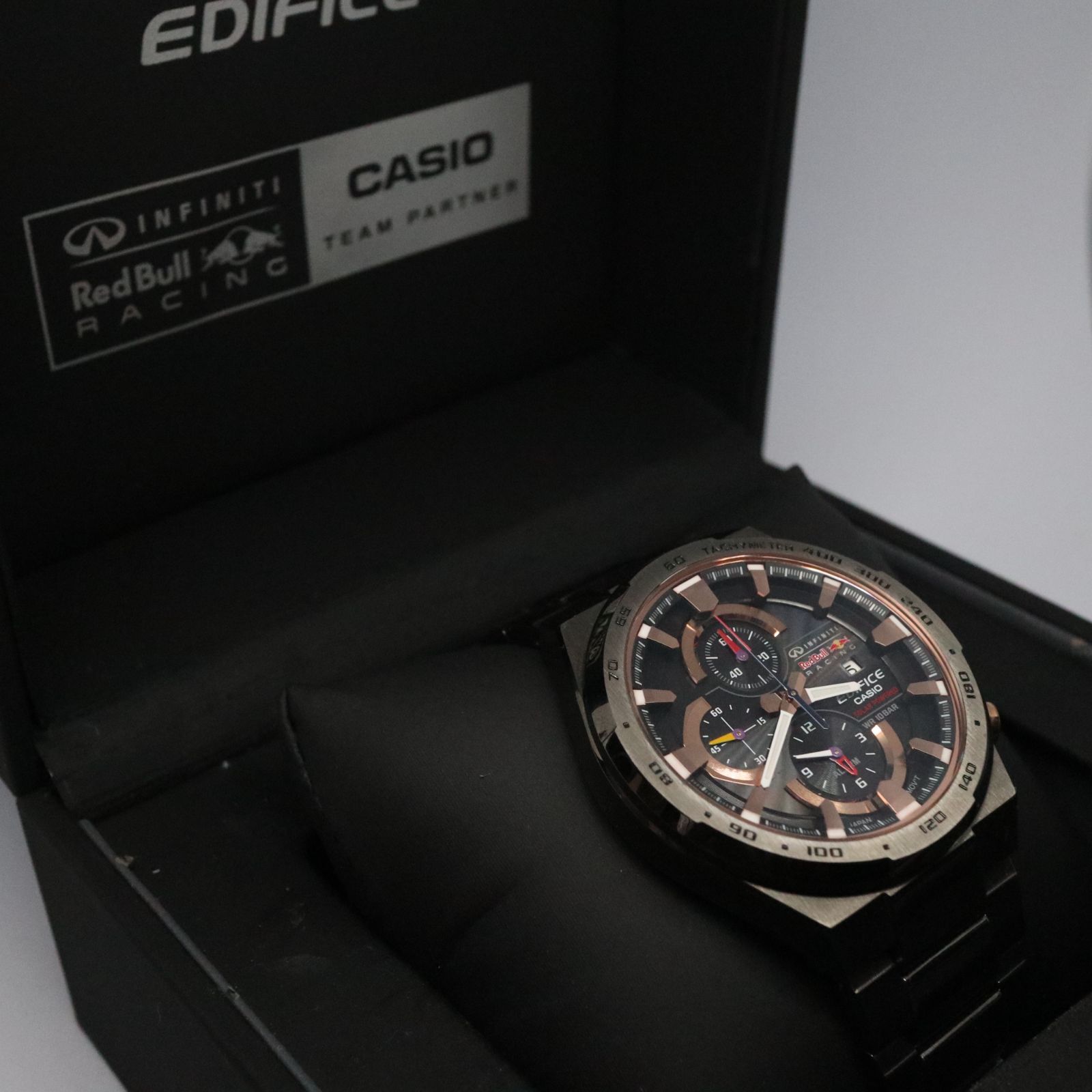稼働品】CASIO EDIFICE カシオ エディフィス REDBULL レッドブル 2015