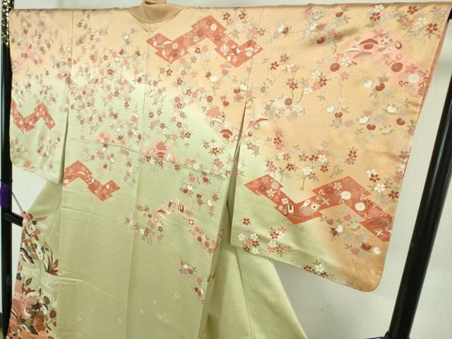 平和屋着物□極上 十日町老舗ブランド 吉澤友禅 吾妻徳穂 訪問着 駒