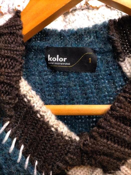 kolor(カラー) 20AW クレイジーパターンニット メン #15547# - 古着