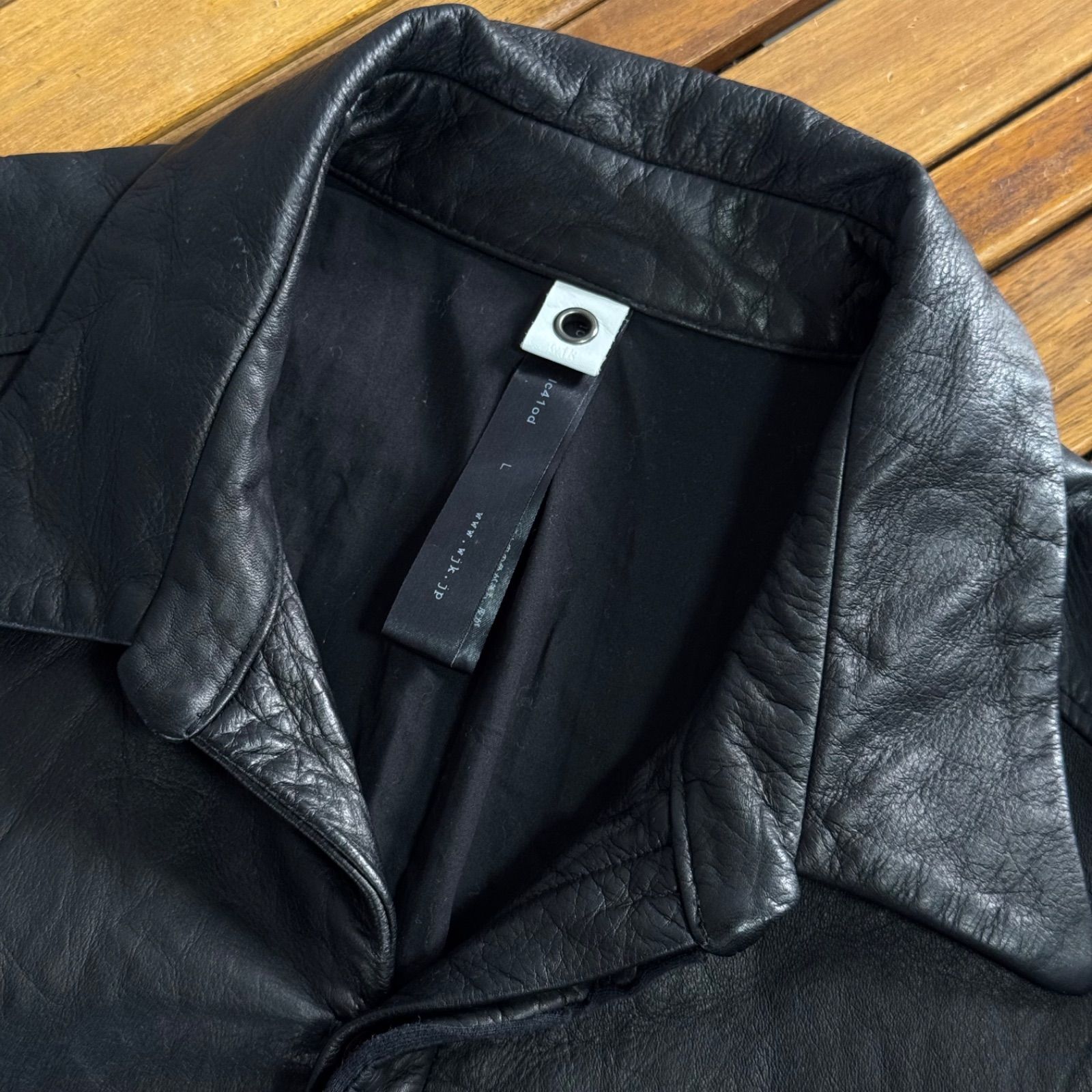 希少【WJK ダブリュジェーケー 【商品名】レザージャケット レザー 