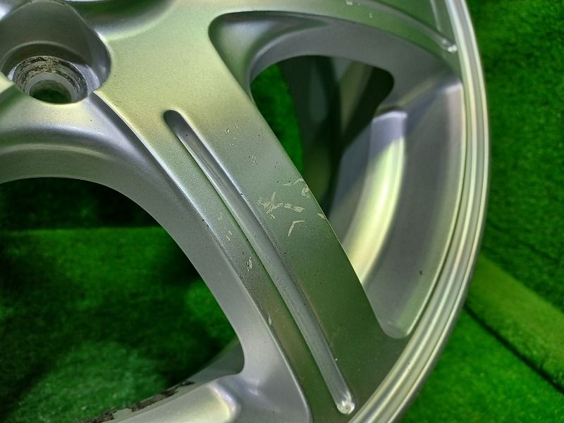 社外 フェイド ブリヂストン ﾔﾘｽ ｱｸｱ ﾉｰﾄ ホイール アルミ シルバー 15インチ 5.5J 4穴 4本 100 45