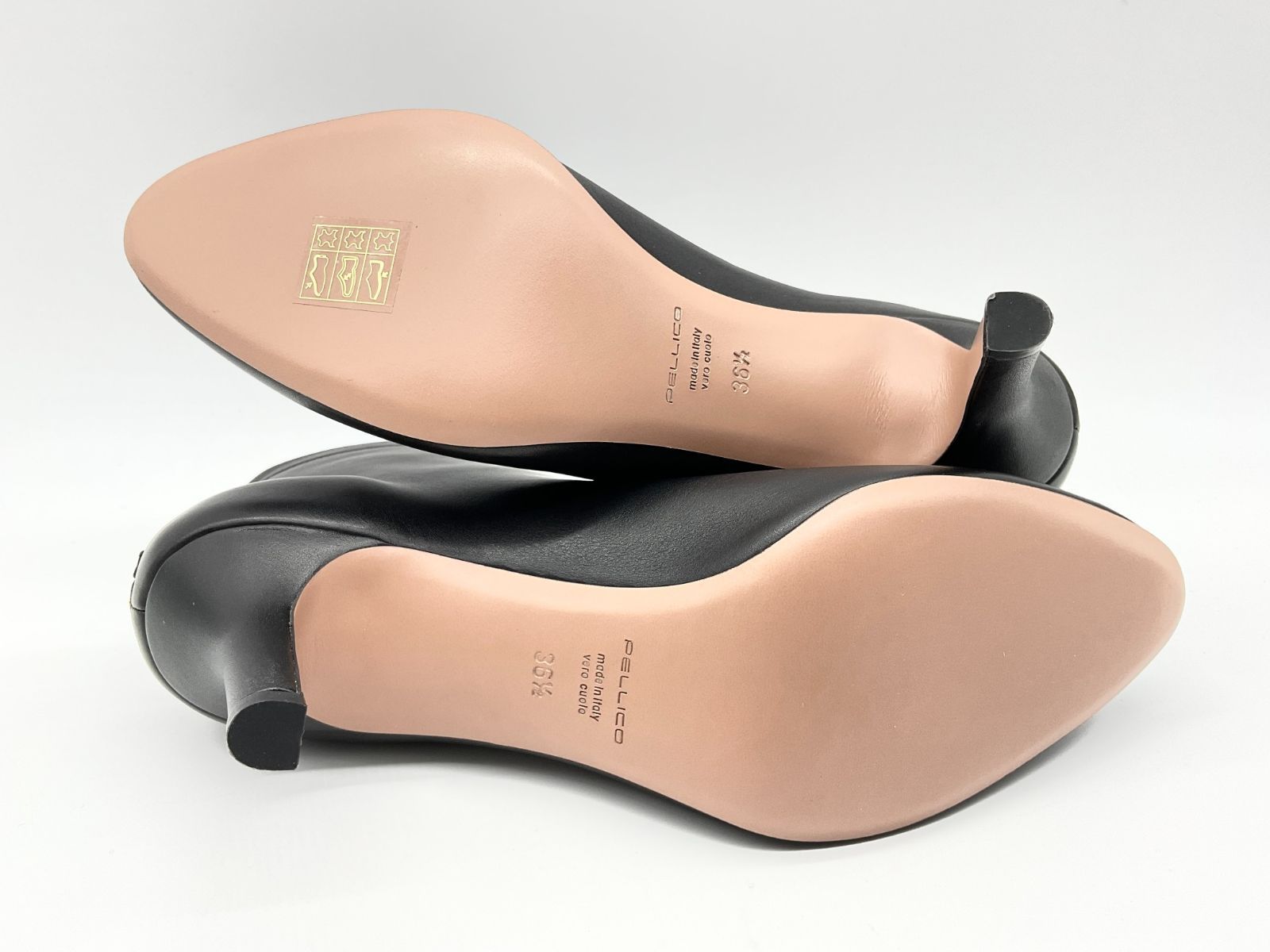 新品 PELLICO ペリーコ 36.5 ブラック ショートブーツ - メルカリ