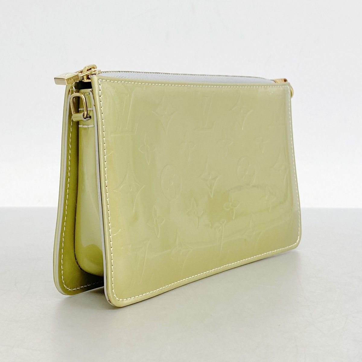 5mb1369-h ルイヴィトン ポーチ ヴェルニ レキシントン M91056 グリ レディース