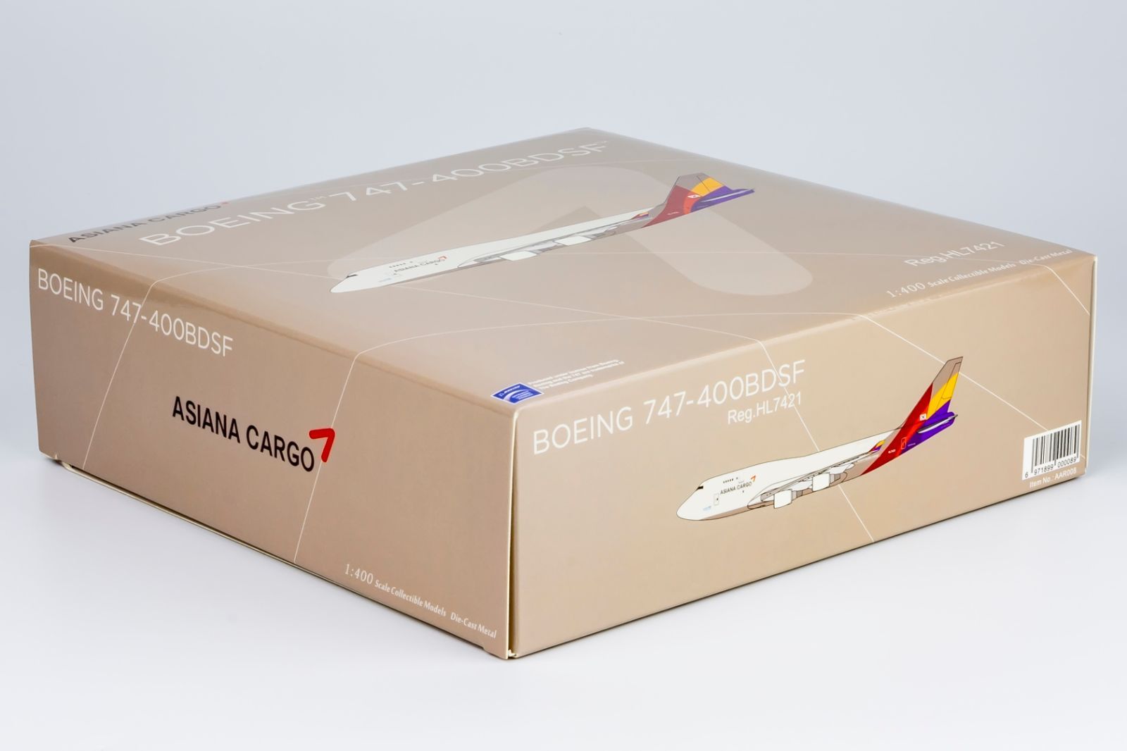 NG Lite アシアナ航空 747-400BDSF HL7421 1/400 AAR008 - メルカリ