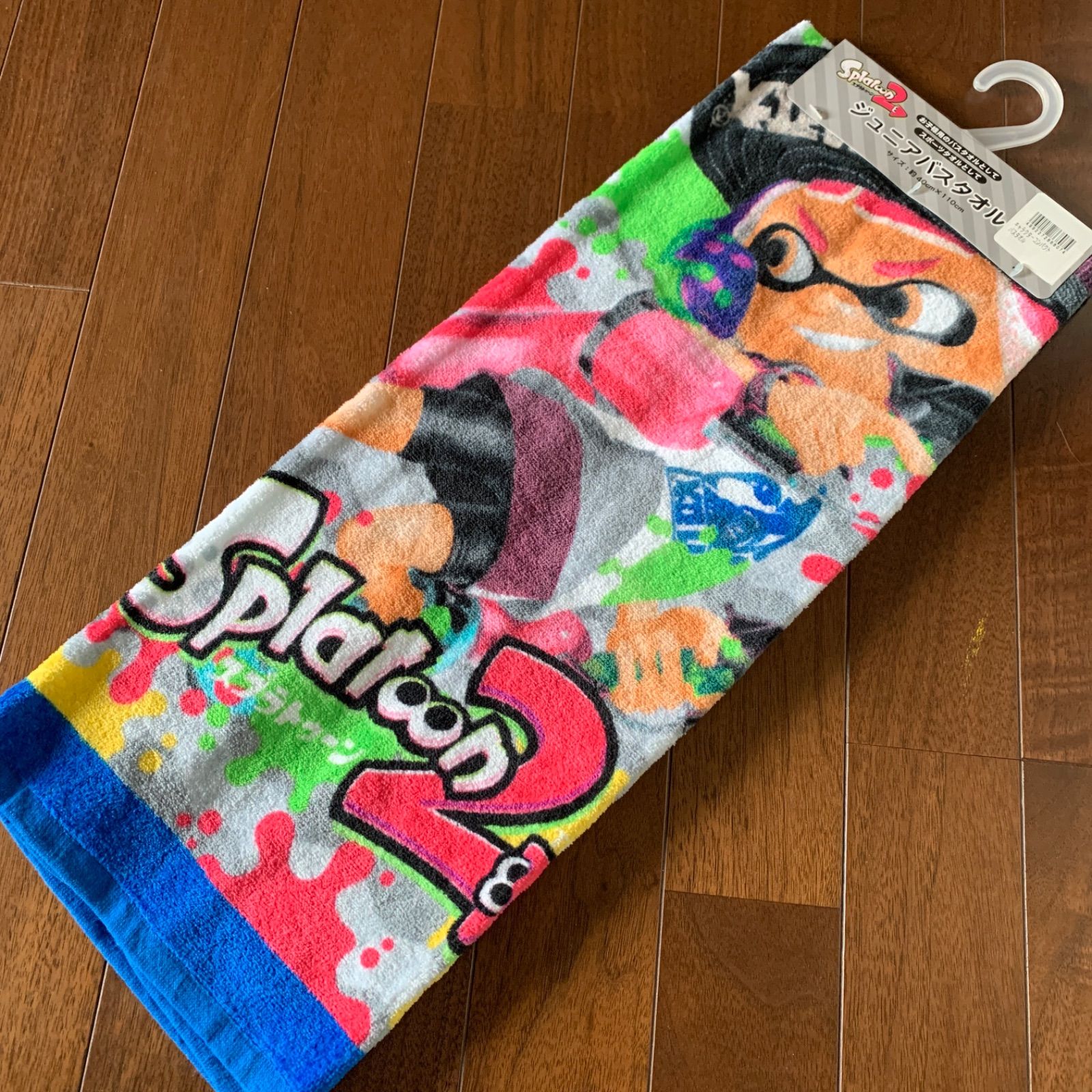 新品】スプラトゥーン Splatoon バスタオル スポーツタオル 2枚セット