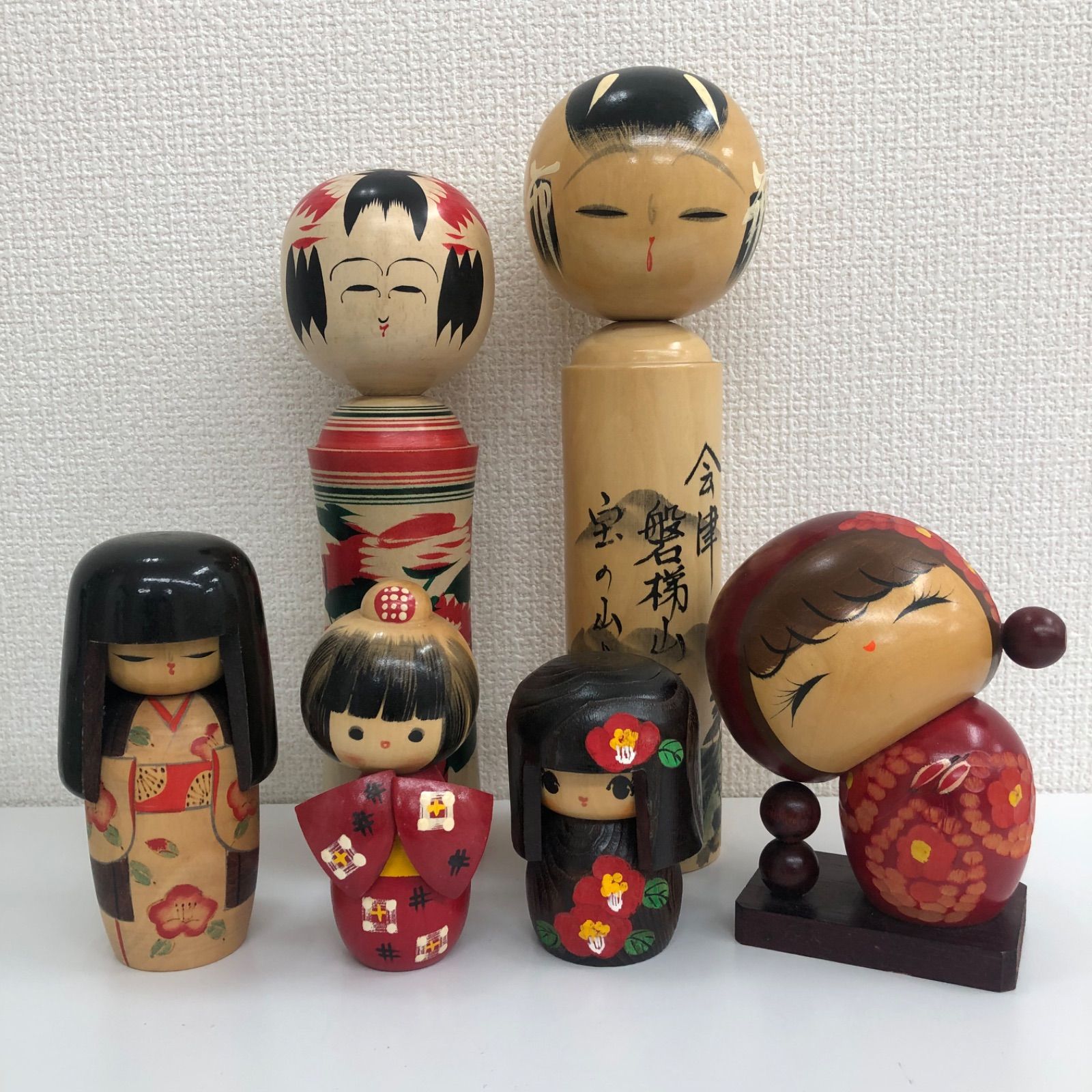 ☆こけしまとめ売り☆ 6体セット 全日本こけしコンクール受賞