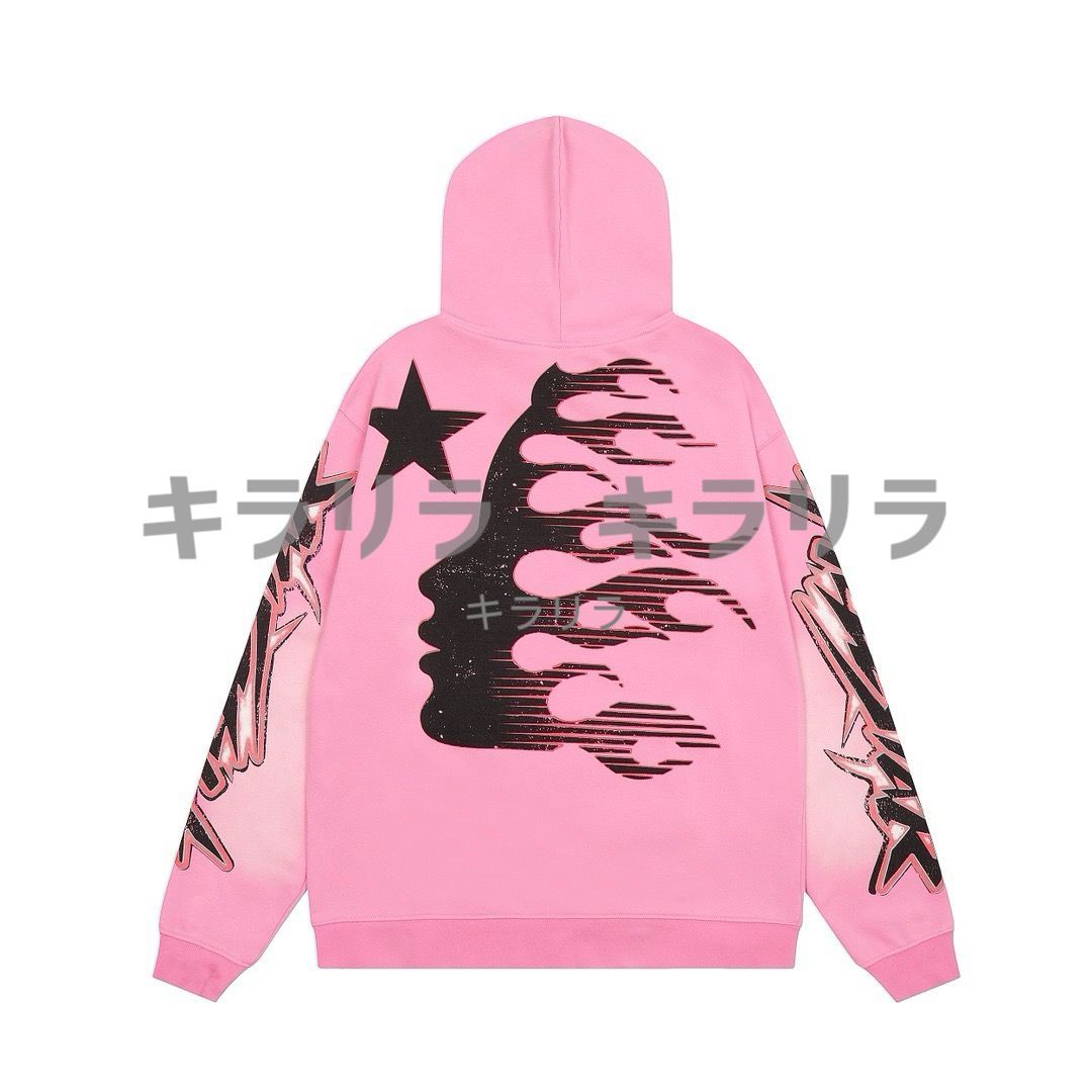 Hellstar パーカー ピンク