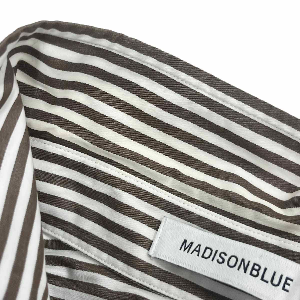 MADISON BLUE マディソンブルー 23SS RELAXED FIT S/S SH B.STRIPE
