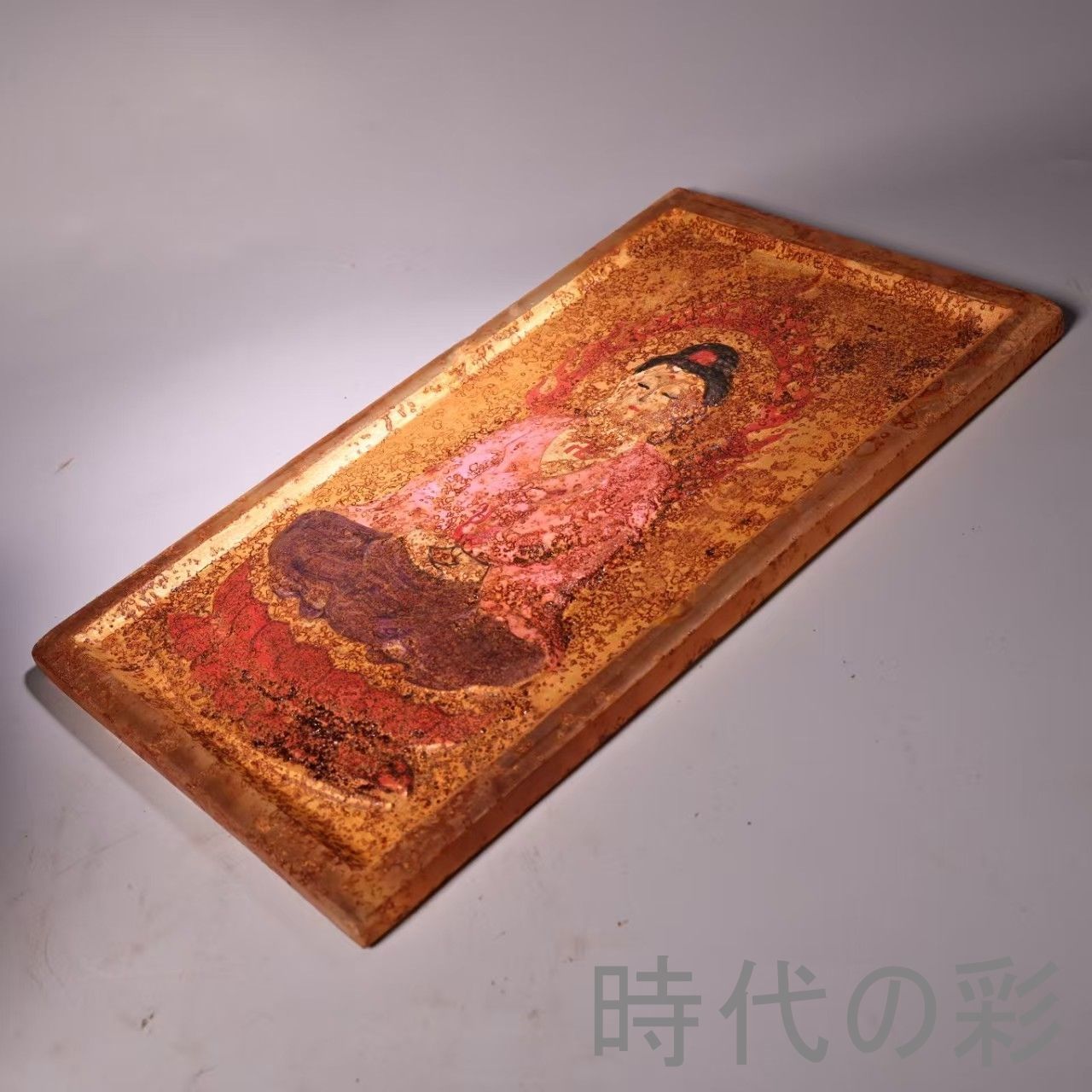 中国古美術 清代 水晶 高浮雕 唐カ 仏教絵画 重厚彫工 唐物 細工 古賞物 置物 時代物 収集 古美味 旧家蔵出 R07100320 WWW_IBETON_RU