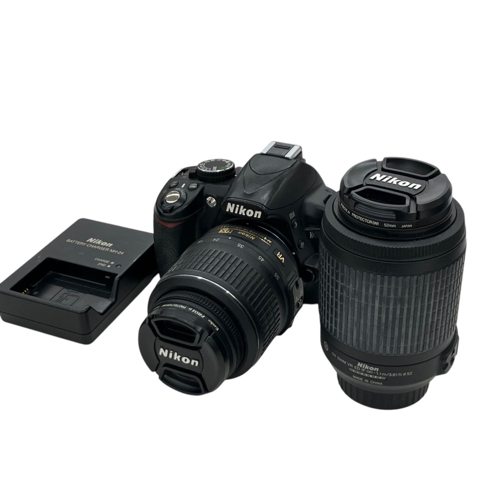 186000 Nikon ニコン 一眼レフ D3100 ブラック レンズ：AF-S NIKKOR 18 