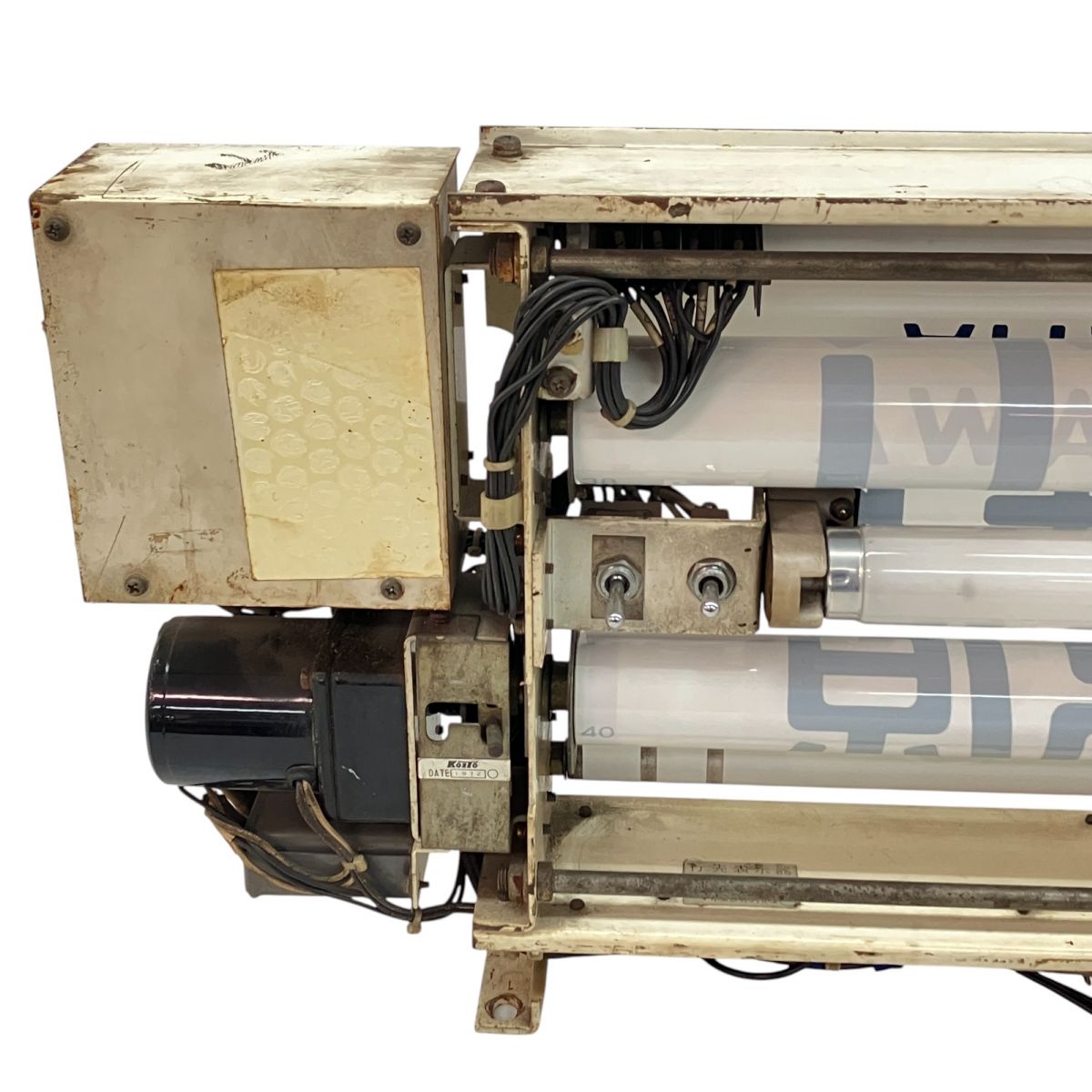 ★storage★ 電車　座席指定表示器　JR 国鉄　鉄道部品 国鉄 JR 485系 側面 方向幕 上沼垂電車区 新潟 行先表示器 家庭