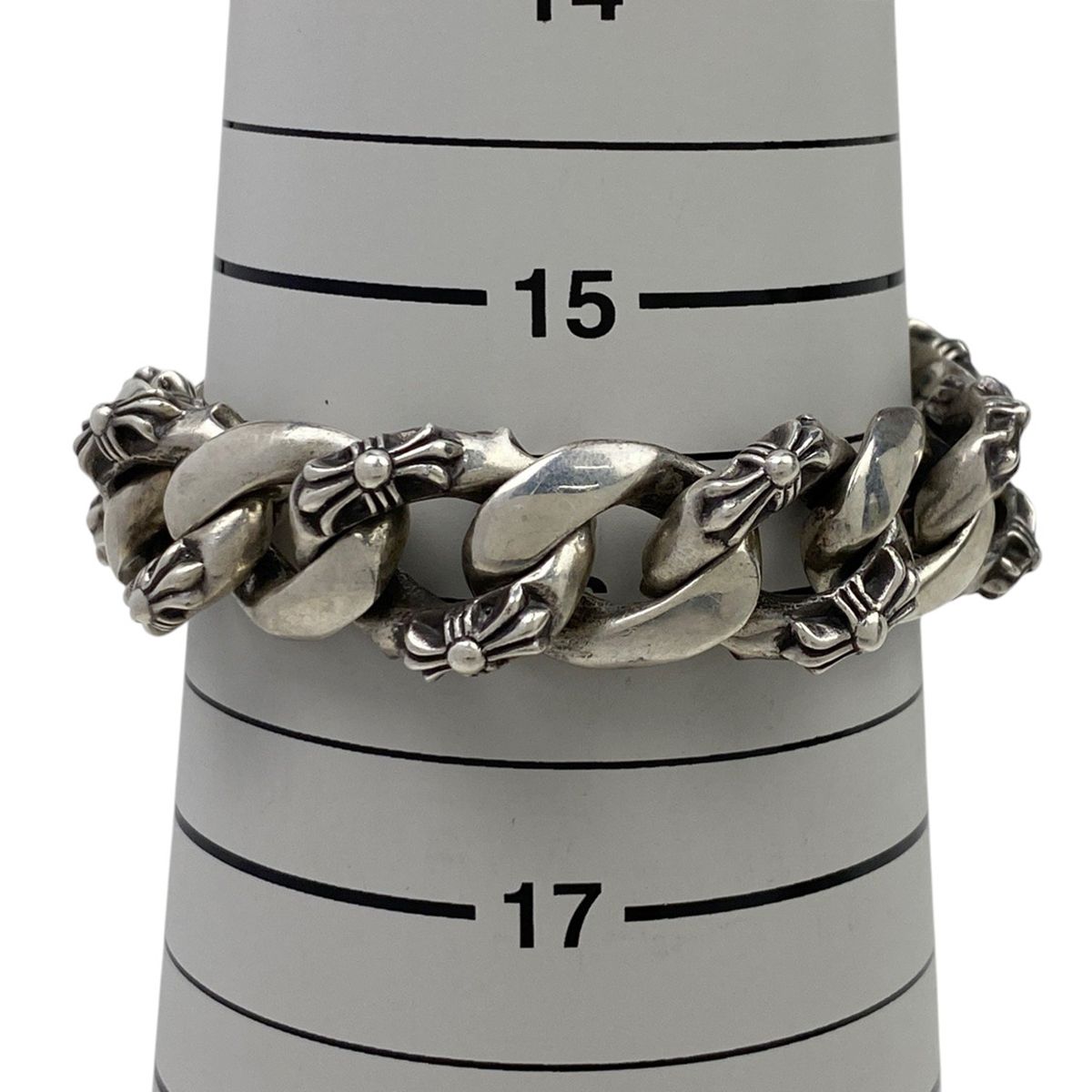 クロムハーツ CHROME HEARTS フローラルクロス IDブレスレット 