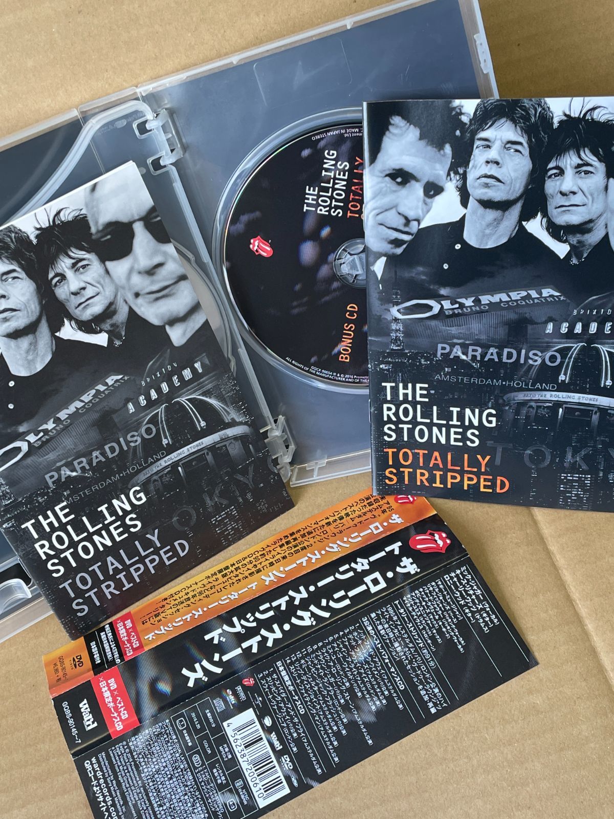 ザ・ローリングストーンズ DVD＋CD＋CD トータリー・ストリップ