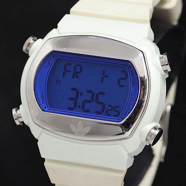 稼働 良品 アディダス 660901 QZ デジタル文字盤 メンズ腕時計 OSW 2000000 NSK