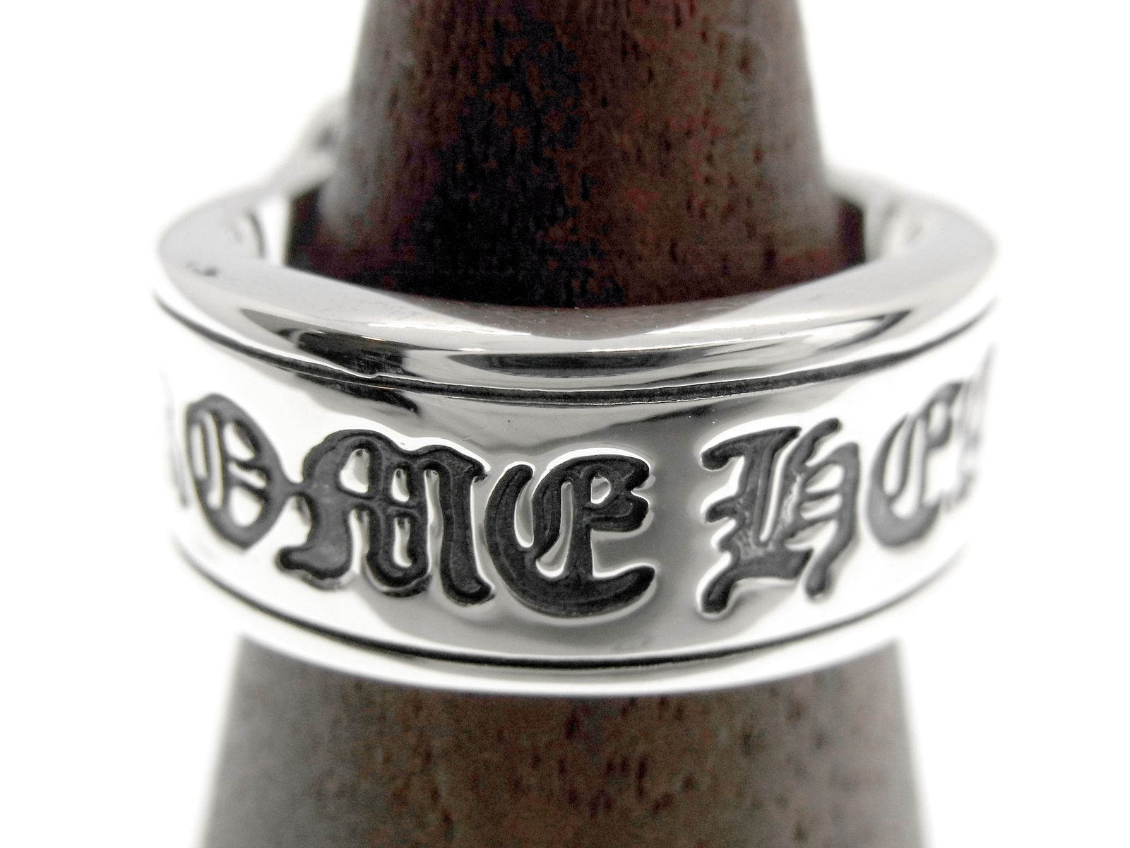 CHROME HEARTS ラージスクロールラベルリング CHROME HEARTS クロムハーツ LG SCROLL LABEL 10号 ラージ