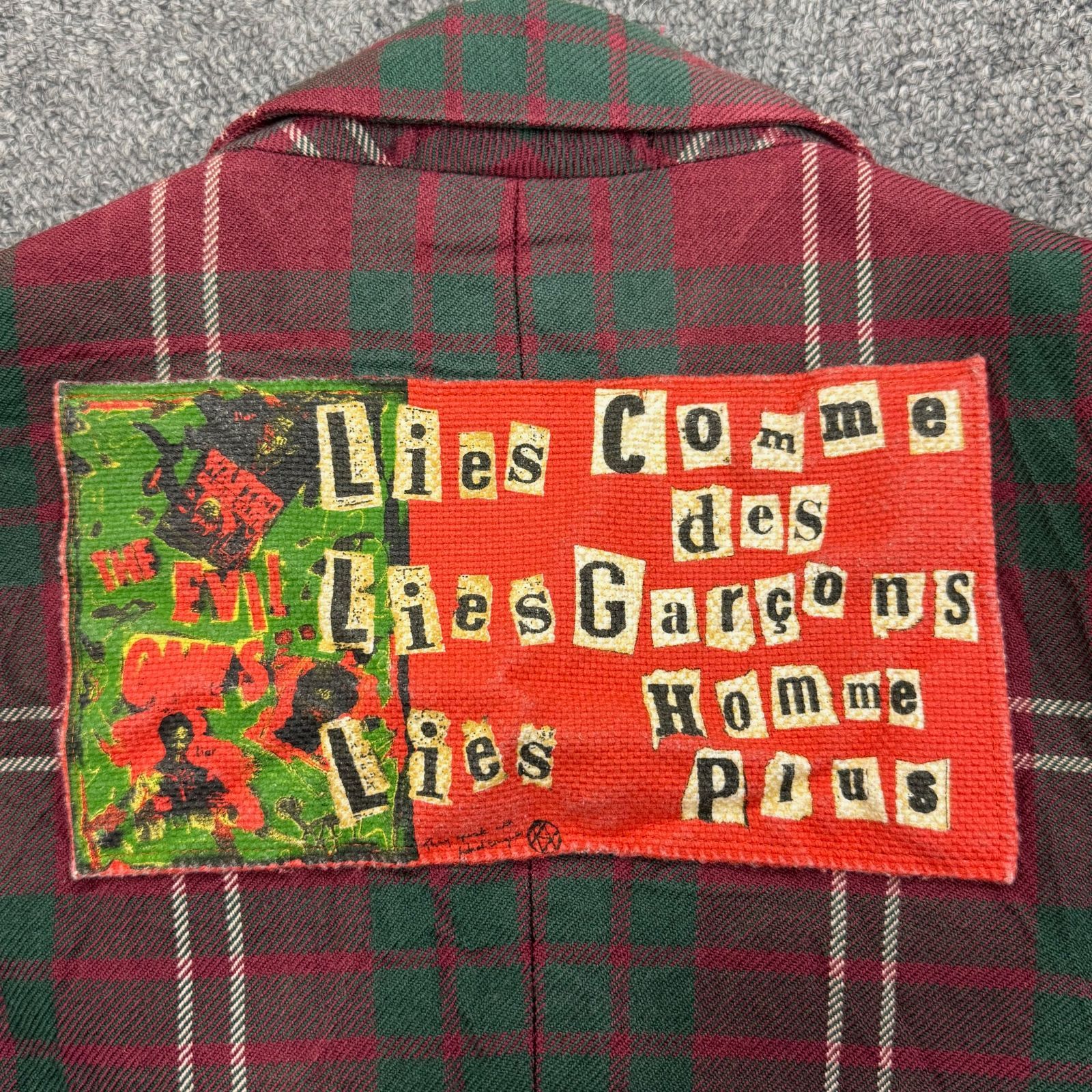 COMME des GARCONS HOMME PLUS 08AW タイムフォーマジック期 タータン