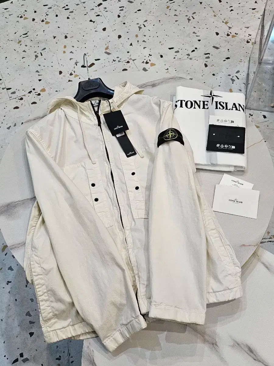 25SS STONE ISLAND ストーンアイランド コットン ラッド ジャケット ウインドブレーカー