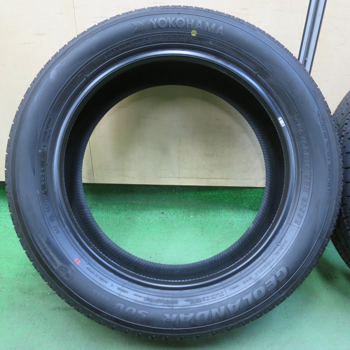 【新車外し】ジオランダー18インチ 225/55R18 サマータイヤ 4本セット ヨコハマタイヤ 【2024年製 新車外し】ヨコハマ ジオランダーSUV