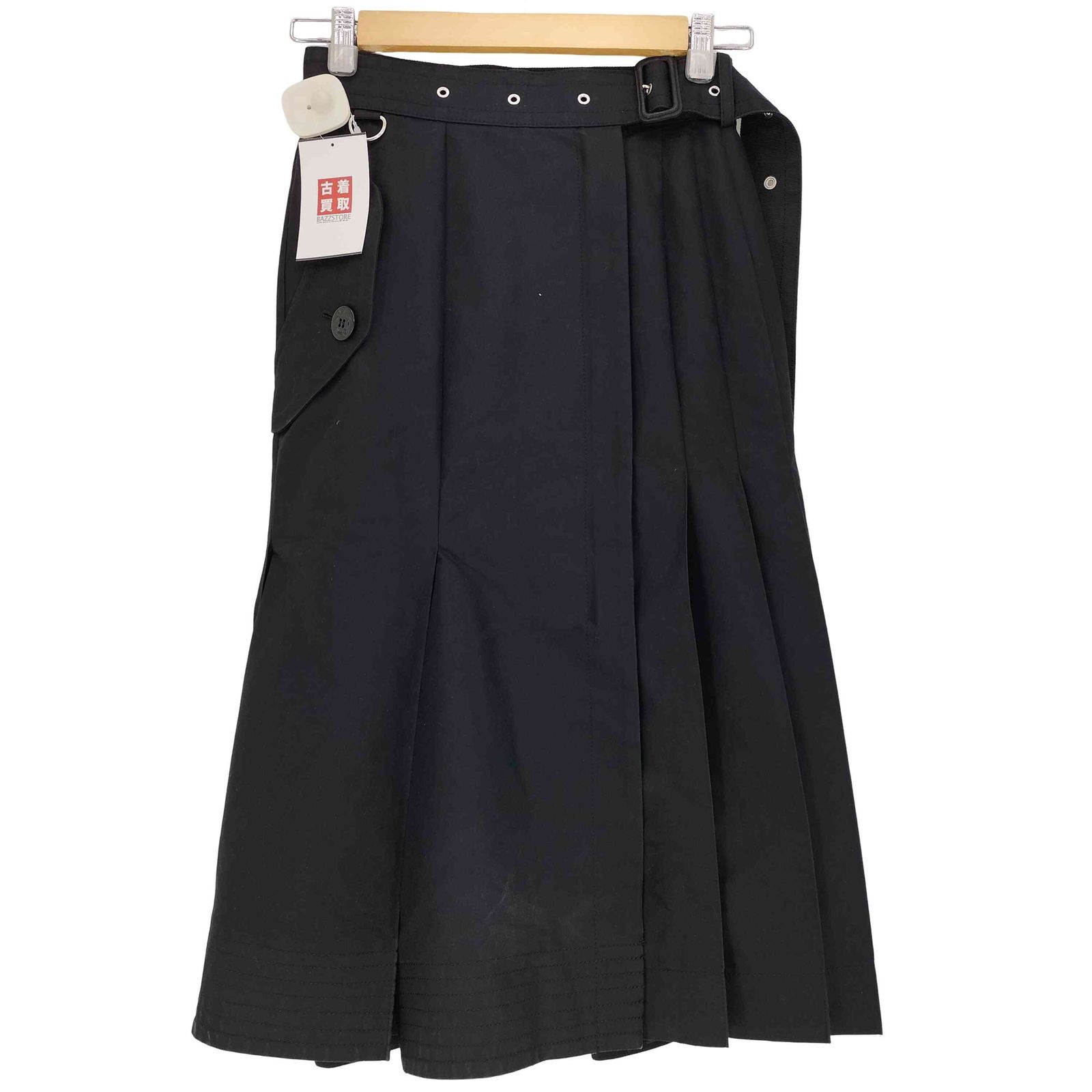sacai21SS/COTTON GABARDINE TRENCH SKIRT