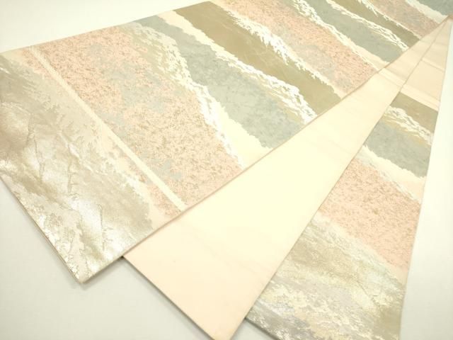 専用帯3670 3419 二点セット●服部織物謹製 桃山錦文様 高級 正絹 六通 専用帯3670 3419 二点セット○服部織物謹製 桃山錦文様 高級