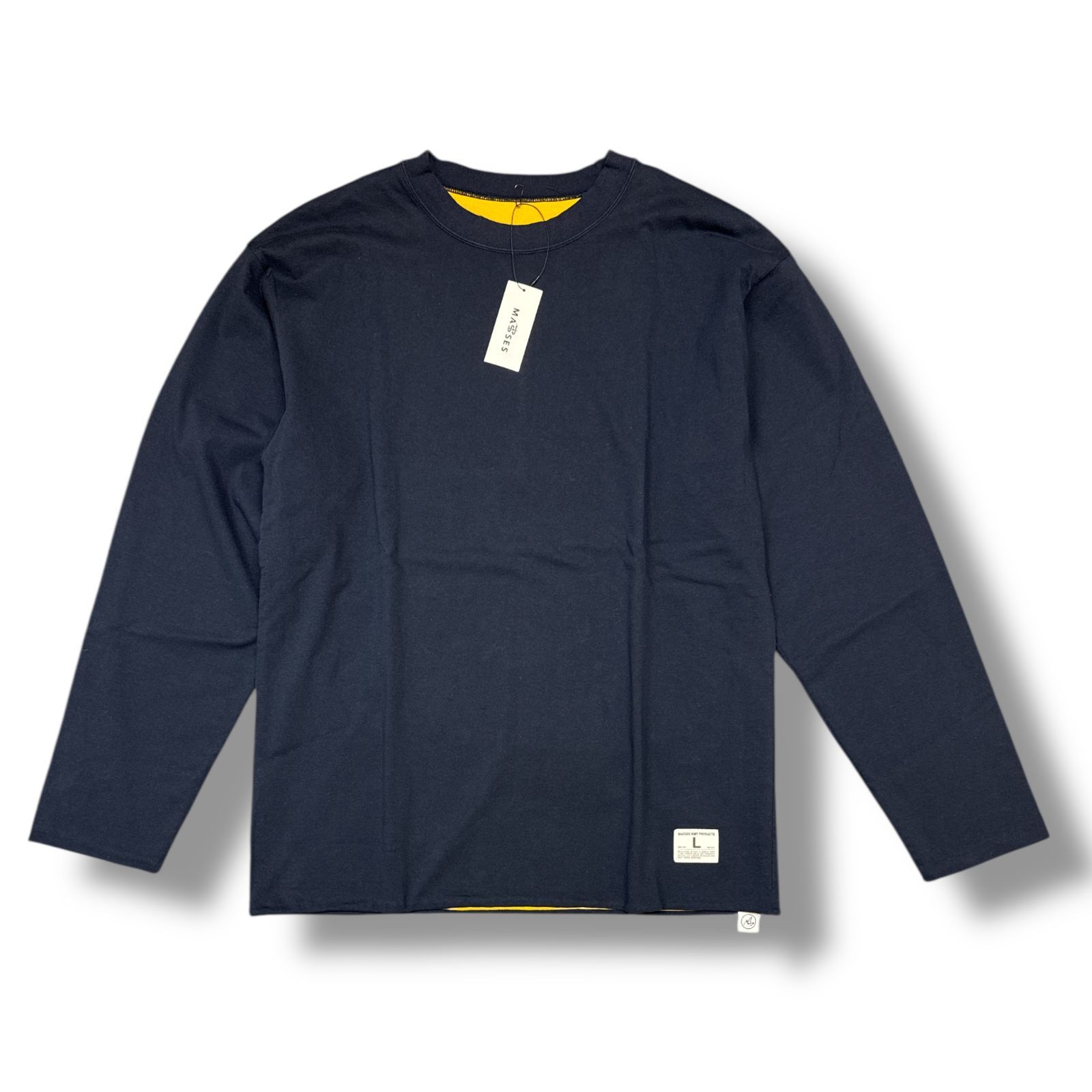 masses L/S マシス ロングスリーブ シャツ ヘザー グレー 完売品 参考上代19250円 未使用品 MASSES REVERSIBLE L/S SHIRT