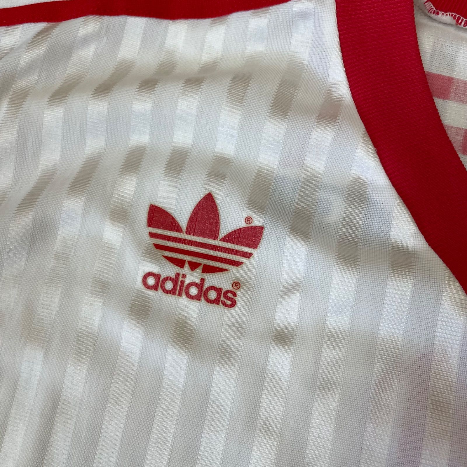 adidas 80s〜90s ゲーム シャツ M〜L 万国旗タグ　ビンテージ 80s 90s usa製 adidas アディダス ゲームシャツ 万国旗 常田