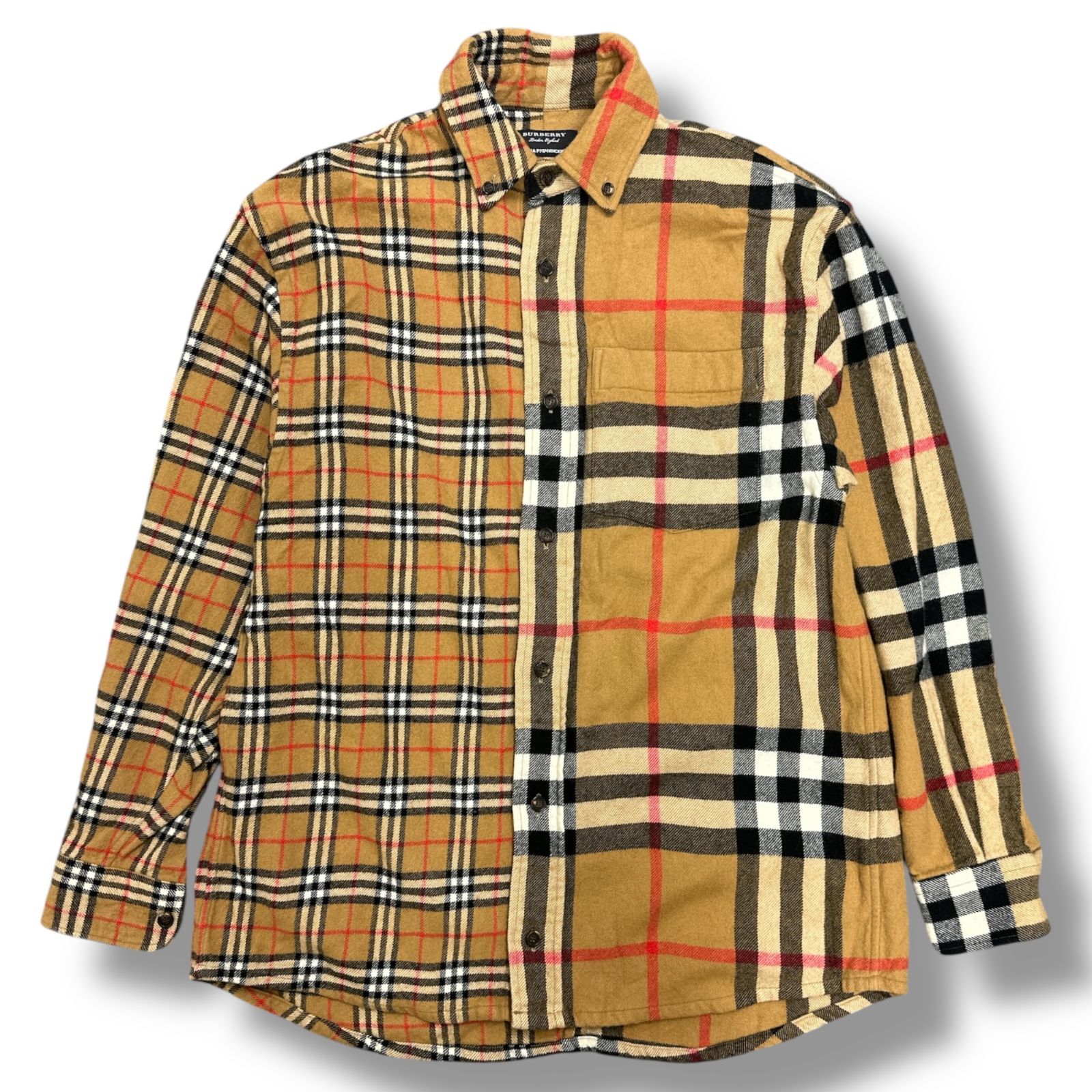国内正規 BURBERRY × GOSHA RUBCHINSKIY Oversized Check Shirt