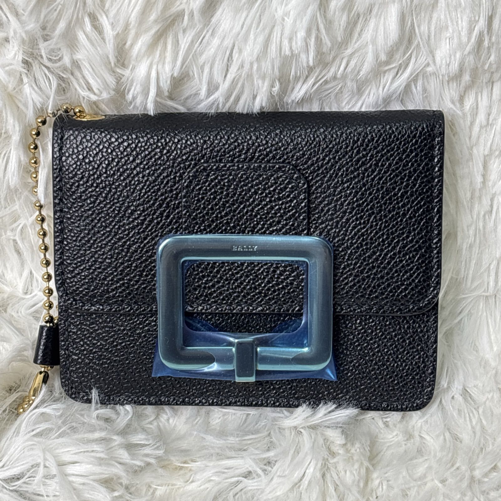 新品　BALLY カードケース　名刺入れ チェーンストラップ付き 新品BALLY カードケース名刺入れ チェーンストラップ付き