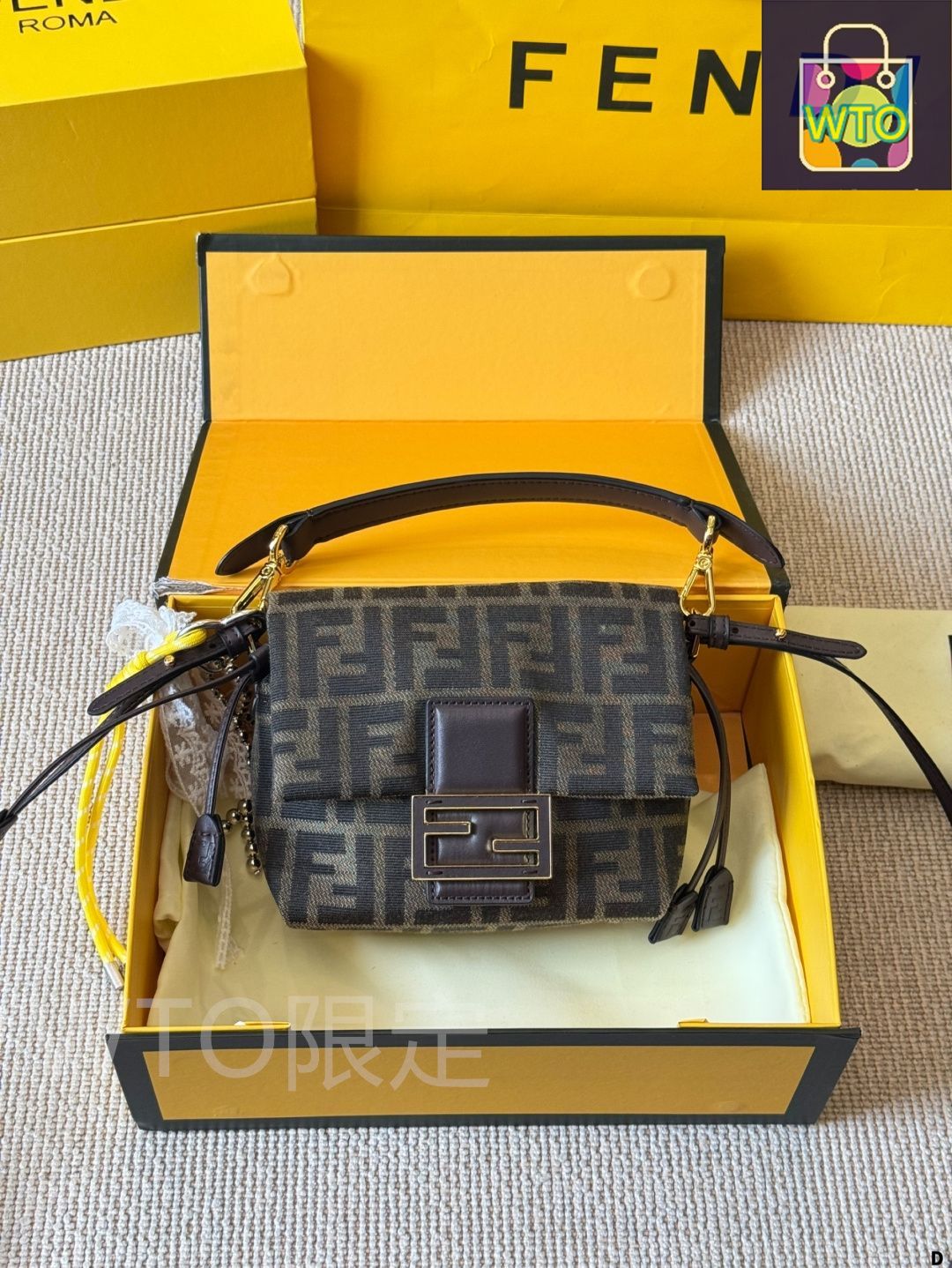 今日WTO】Fendi フェンディ マンマバゲットシリーズ 柔らかな
