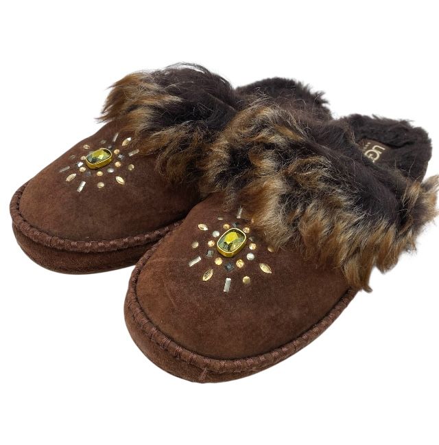 UGG アグ ムートンサンダル サボ　24cm UGG アグ ムートンサンダル サボ 24cm アグ W AIRA CRYSTALS